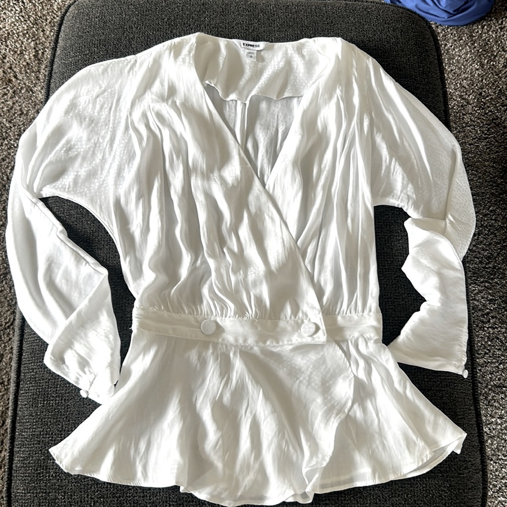Express White Blouse